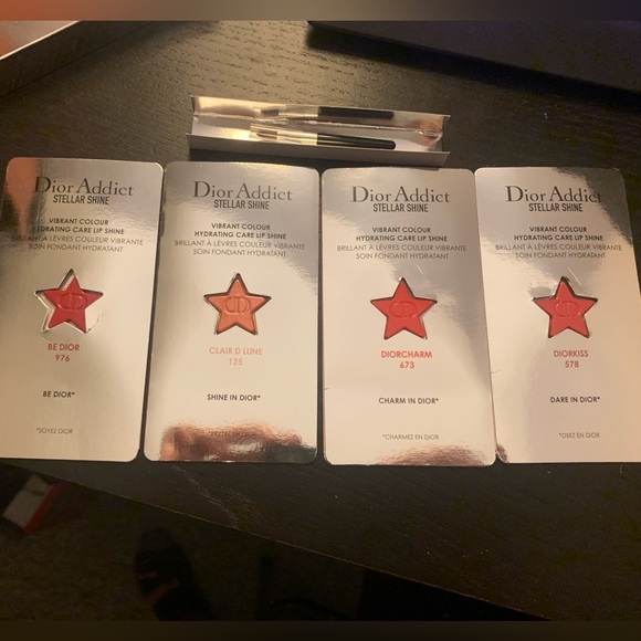 Dior Stellar Shine Lip Samples + mini lip brush - Picture 3 of 3